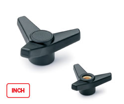 VB.639 (inch sizes)-Three-arm knobs